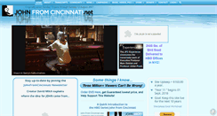 Desktop Screenshot of johnfromcincinnati.net